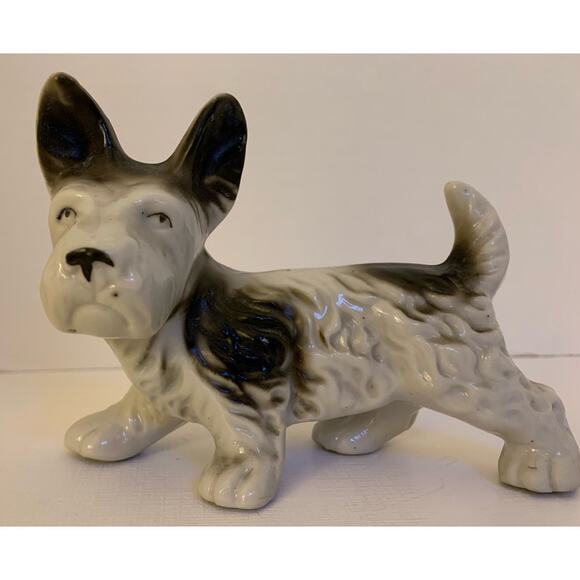 Vintage Japan Scottish Terrier Dog Porcelain Figurine - Picture 3 of 10